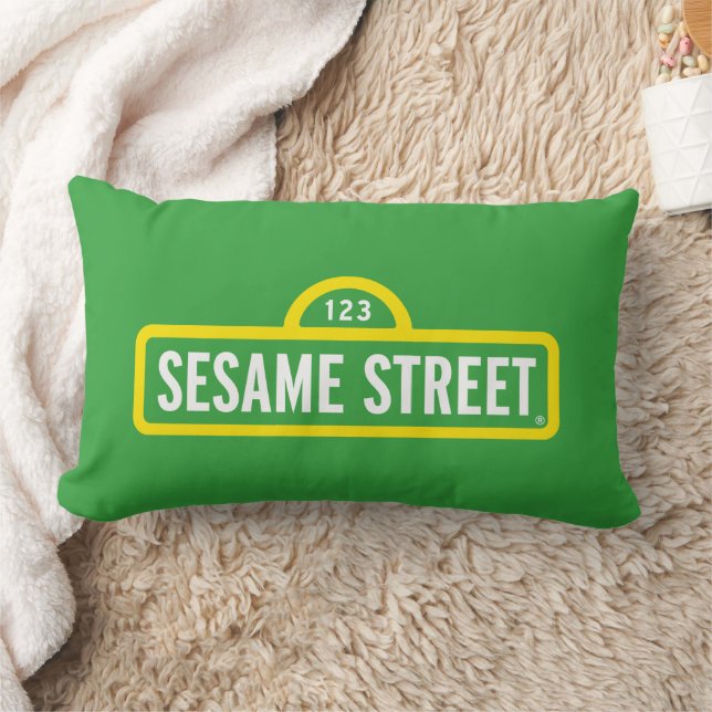 Sesame Street | Full Colour Logo Lumbar Cushion (Blanket)