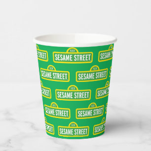 Sesame Street   Full Colour Logo Paper Cups