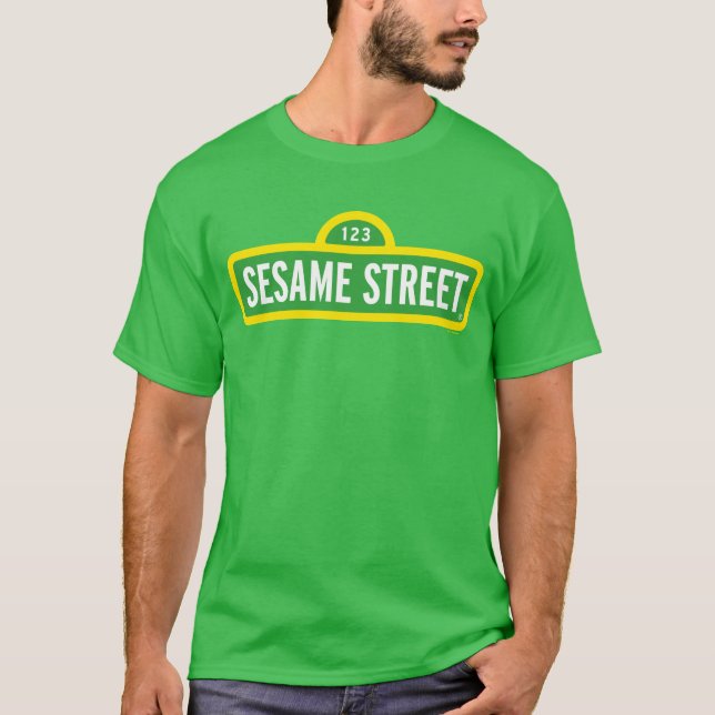 Sesame Street | Full Colour Logo T-Shirt (Front)