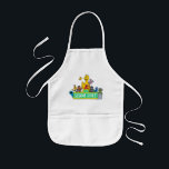 Sesame Street | Full Colour With Pals Kids Apron<br><div class="desc">Check out this fun Sesame Street design featuring the Sesame Street sign logo with the Sesame Street Pals.  ©  2024 Sesame Workshop. www.sesamestreet.org</div>