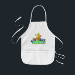 Sesame Street | Full Colour With Pals Kids Apron<br><div class="desc">Check out this fun Sesame Street design featuring the Sesame Street sign logo with the Sesame Street Pals.  ©  2024 Sesame Workshop. www.sesamestreet.org</div>