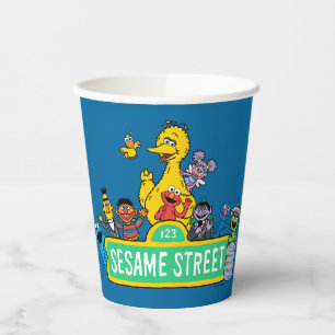 Sesame Street   Full Colour With Pals Paper Cups
