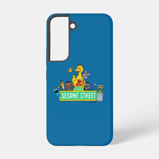 Sesame Street | Full Colour With Pals Samsung Galaxy S22 Case (Back)