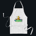 Sesame Street | Full Colour With Pals Standard Apron<br><div class="desc">Check out this fun Sesame Street design featuring the Sesame Street sign logo with the Sesame Street Pals.  ©  2024 Sesame Workshop. www.sesamestreet.org</div>