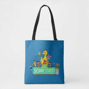 Sesame Street   Full Colour With Pals Tote Bag