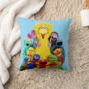 Sesame Street   Fun Colourful Pals Portrait Cushion