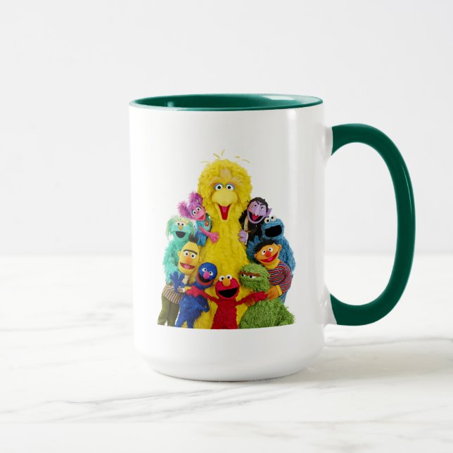 Sesame Street | Fun Colourful Pals Portrait Mug (Right)