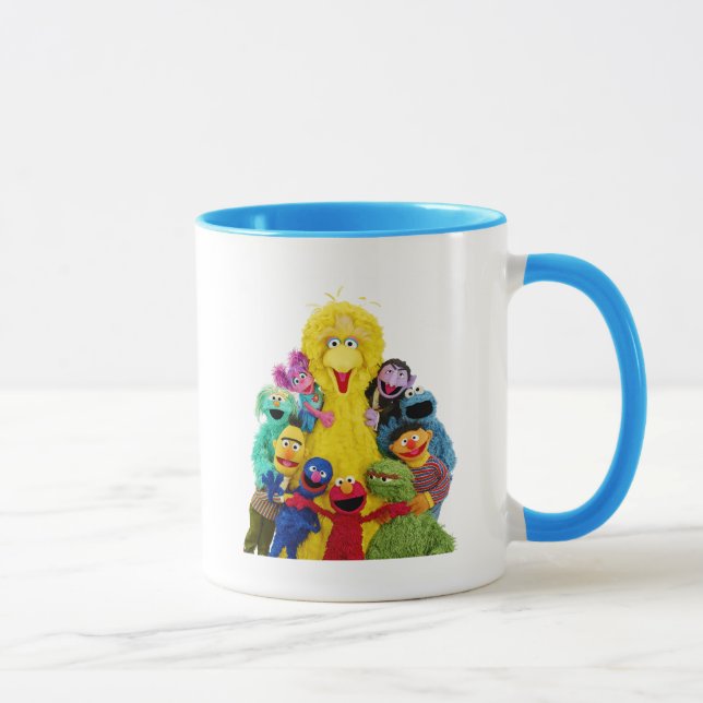 Sesame Street | Fun Colourful Pals Portrait Mug (Right)
