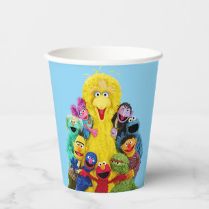 Sesame Street   Fun Colourful Pals Portrait Paper Cups