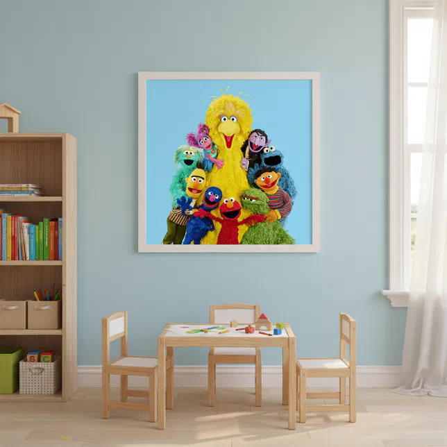 Sesame Street | Fun Colourful Pals Portrait Poster | Zazzle
