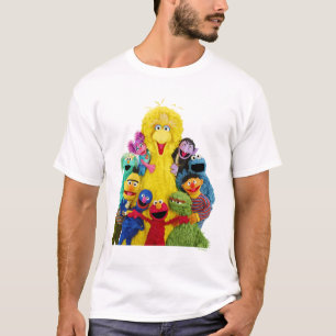 Sesame Street Fun Colourful Pals Portrait T-Shirt