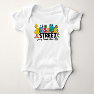 Sesame Street Furry Friends Since 1969 Baby Bodysuit