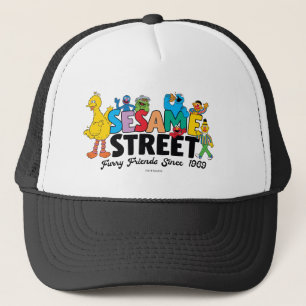 Sesame Street   Furry Friends Since 1969 Trucker Hat