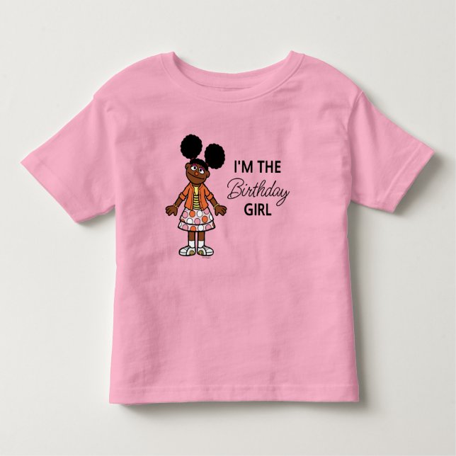 Sesame Street | Gabrielle Birthday Girl Toddler T-Shirt (Front)