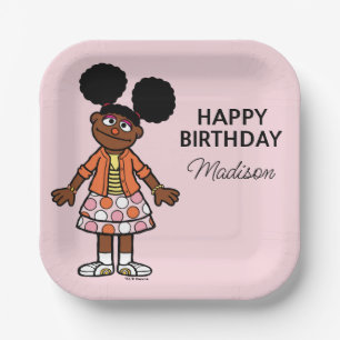 Sesame Street   Gabrielle Happy Birthday Paper Plate