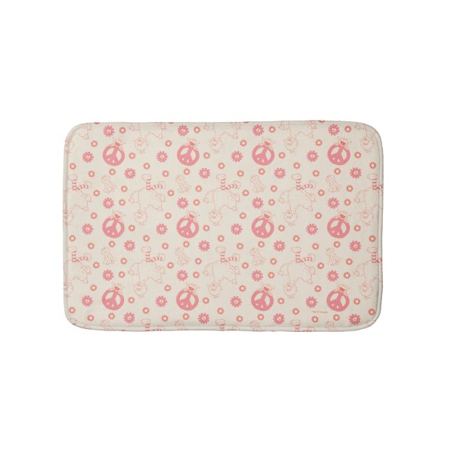 Sesame Street | Good Vibes Pattern Bath Mat (Front)