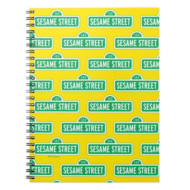 Sesame Street | Green Logo Notebook (Front)