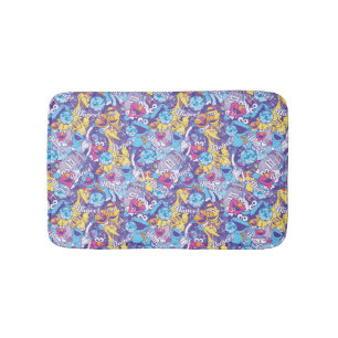 Sesame Street   Groovy Dance Pattern Bath Mat
