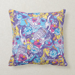 Sesame Street   Groovy Dance Pattern Cushion