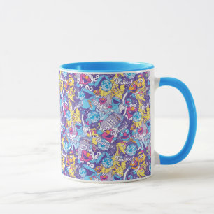 Sesame Street   Groovy Dance Pattern Mug