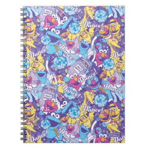Sesame Street Groovy Dance Pattern Notebook