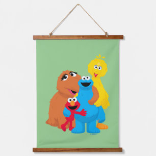 Sesame Street   Group Hug Hanging Tapestry