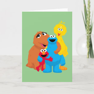 Sesame Street   Group Hug Holiday Card