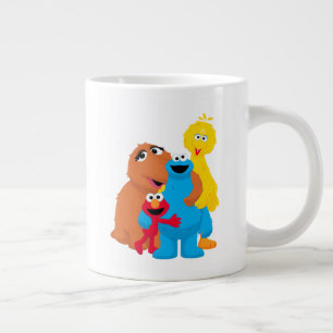 Sesame Street   Group Hug Large Coffee Mug
