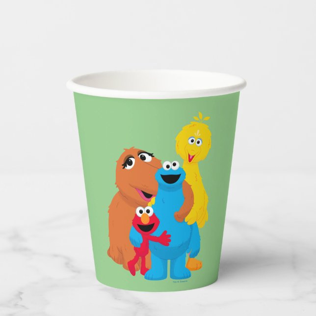 Sesame Street | Group Hug Paper Cups (Front)