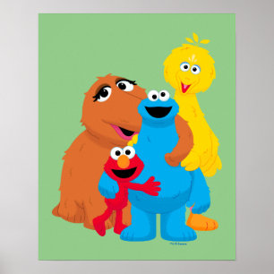 Sesame Street   Group Hug Poster