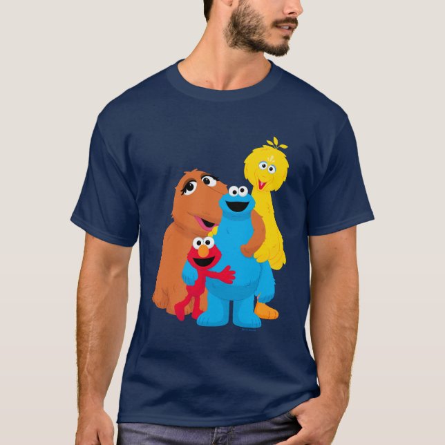 Sesame Street | Group Hug T-Shirt (Front)