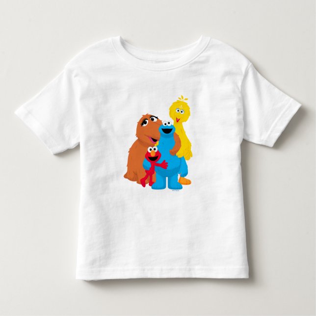 Sesame Street | Group Hug Toddler T-Shirt (Front)