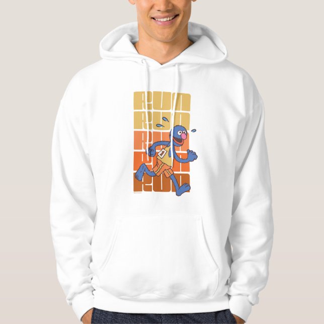 Sesame Street | Grover Runs Hoodie (Front)