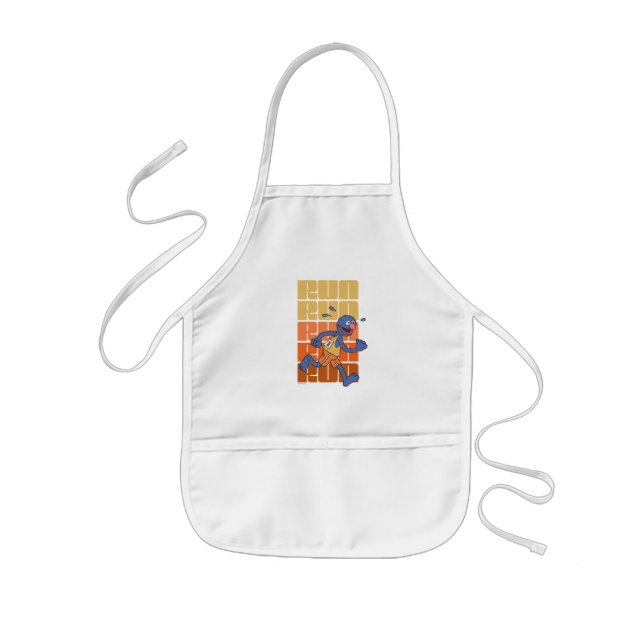 Sesame Street | Grover Runs Kids Apron (Front)