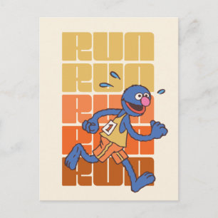 Sesame Street   Grover Runs Postcard