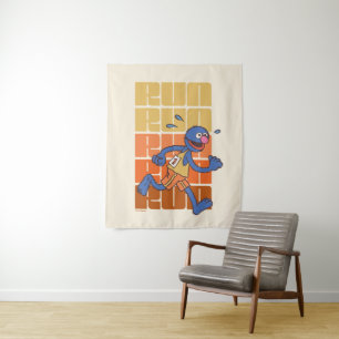 Sesame Street   Grover Runs Tapestry