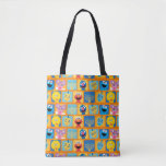 Sesame Street Hanukkah Pattern Tote Bag<br><div class="desc">Celebrate the joy of Hanukkah with this delightful Sesame Street-themed pattern graphic! Featuring beloved characters like Abby Cadabby, Grover, Cookie Monster, Elmo, and Big Bird, alongside traditional Hanukkah symbols such as colourful dreidels and bright menorahs, this design captures the festive spirit of the holiday. The cheerful combination of blue, yellow,...</div>