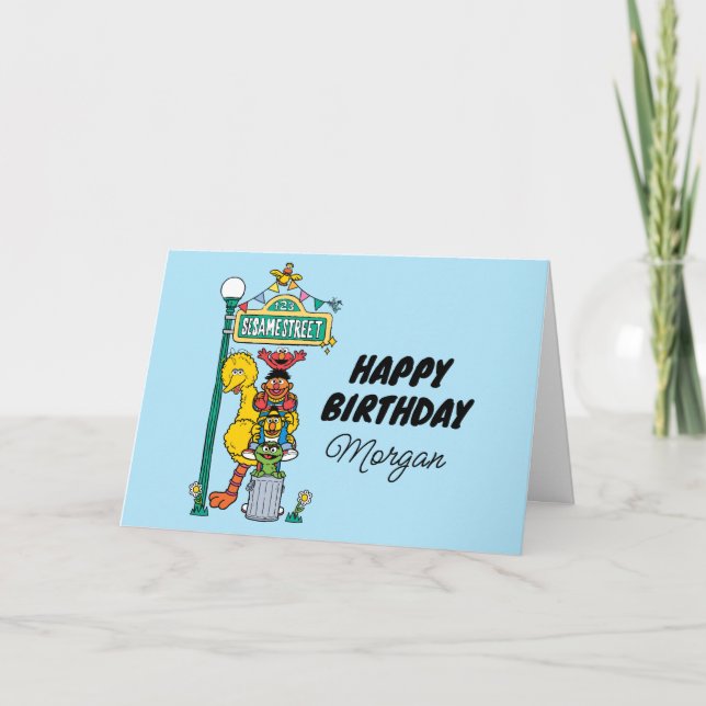 Sesame Street | Happy Birthday Card (Front)