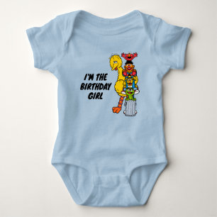 Sesame Street   Happy Birthday Pals Baby Bodysuit