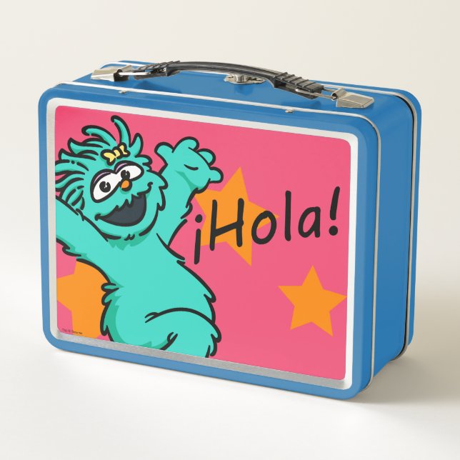 Sesame Street | ¡Hola! Rosita Metal Lunch Box (Back)