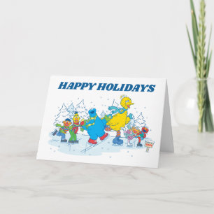 Sesame Street   Ice Skating Friends Card