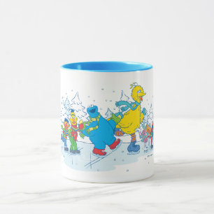 Sesame Street   Ice Skating Friends Mug