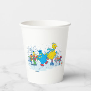 Sesame Street   Ice Skating Friends Paper Cups