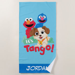 Sesame Street   It's Tango With Elmo & Grover Beach Towel