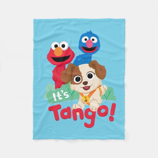 Sesame Street | It's Tango With Elmo & Grover Fleece Blanket (Front)