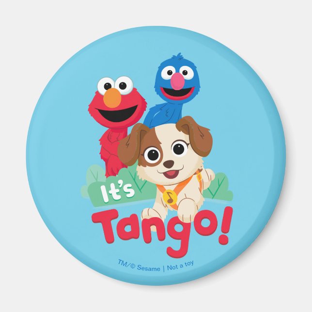 Sesame Street | It's Tango With Elmo & Grover Magnet (Front)