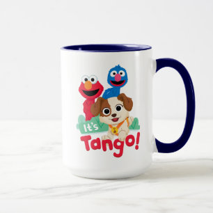 Sesame Street   It's Tango With Elmo & Grover Mug