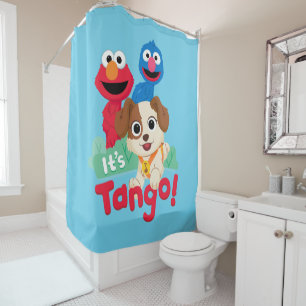 Sesame Street It's Tango With Elmo & Grover Shower Curtain