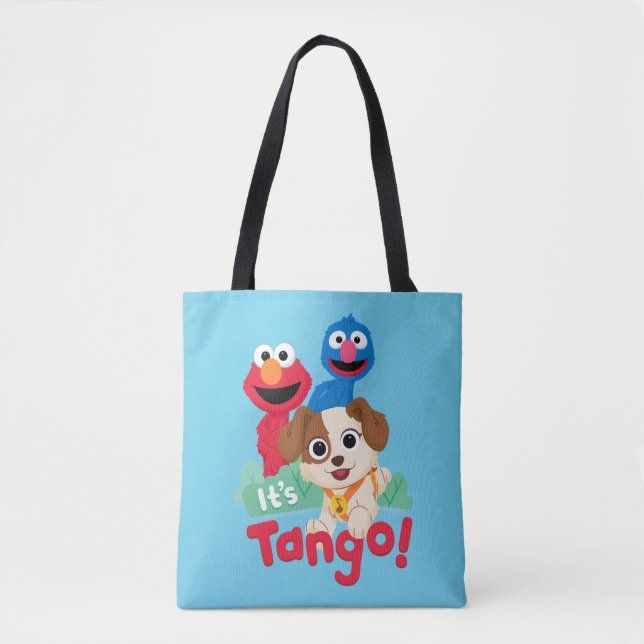 Sesame Street | It's Tango With Elmo & Grover Tote Bag (Front)