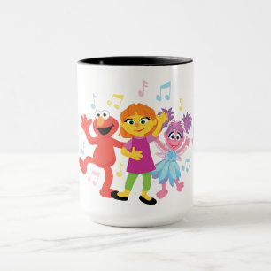 Sesame Street   Julia, Elmo & Abby Dancing Mug